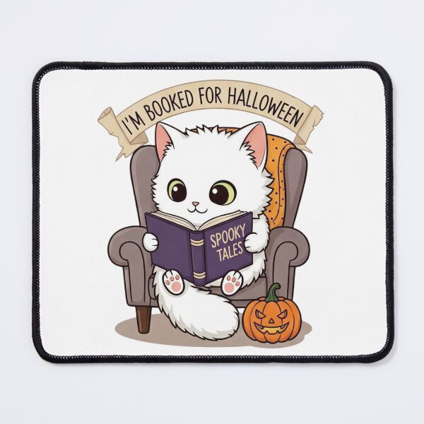 Item preview, Halloween Bookish | Spookily Cozy and Cleverly Literary Seasonal Graphic designed and sold by Tw1nsAIArt.