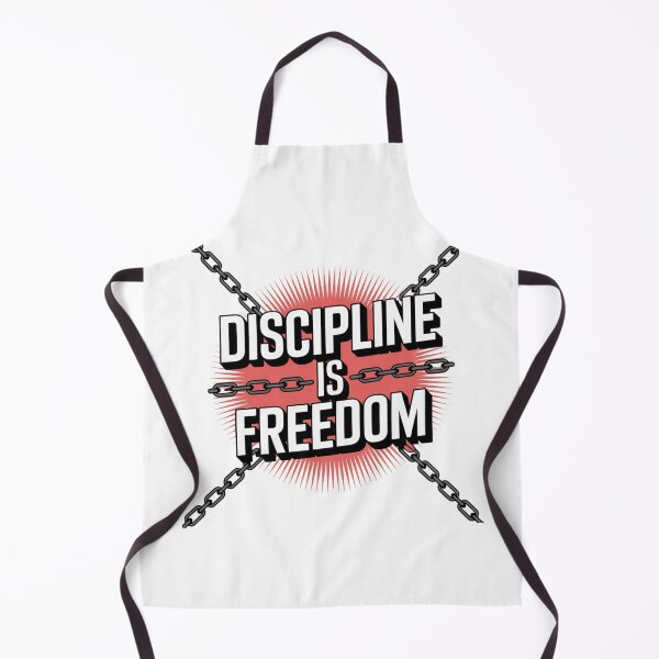 Item preview, Discipline is Freedom – Bold Motivational Typography designed and sold by ArtByYunus.
