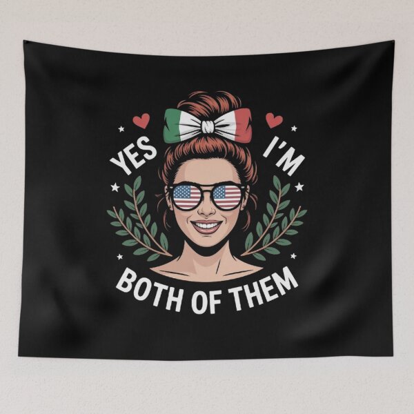 Item preview, Yes I'm Both of Them Mexican And American designed and sold by BHMARTS.
