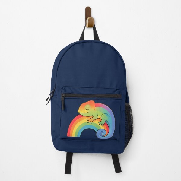 Item preview, Rainbow Chameleon Sleeping Peacefully designed and sold by AwesomeBeyondLimits.