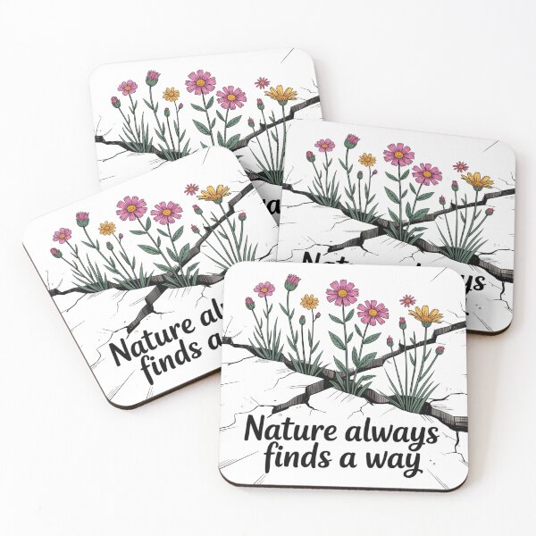 Item preview, Nature Always Finds a Way – Flowers Through Cracks designed and sold by ArtByYunus.