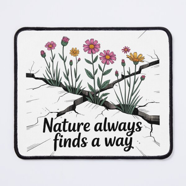 Item preview, Nature Always Finds a Way – Flowers Through Cracks designed and sold by ArtByYunus.