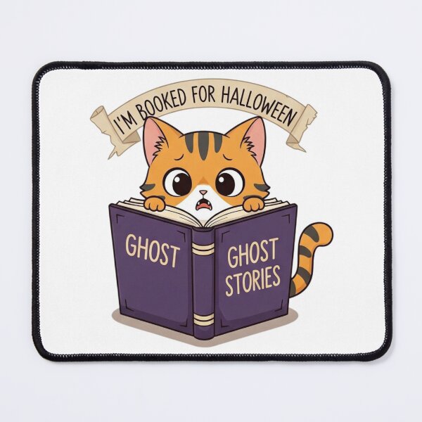 Item preview, Halloween Bookish | Spookily Cozy and Cleverly Literary Seasonal Graphic designed and sold by Tw1nsAIArt.