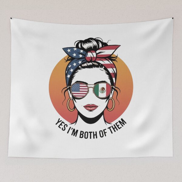 Item preview, Yes I'm Both of Them Mexican And American designed and sold by BHMARTS.