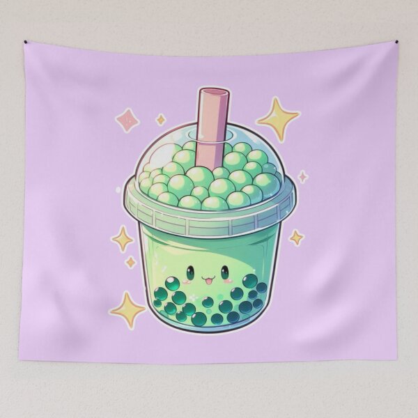 Item preview, Kawaii Bubble Tea – Cute Anime Manga Boba Drink Aesthetic designed and sold by Sugar Wisdom .