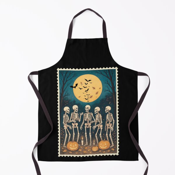 Item preview, Vintage Halloween Skeletons Scene designed and sold by asiacreations.