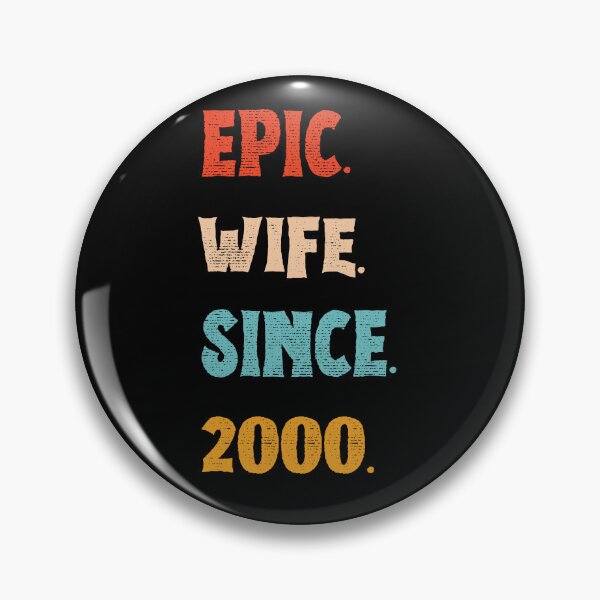Item preview, Epic Wife Since 2000 - 25th Wedding Anniversary For Her, Women, Wife designed and sold by Mozaic Clothes.