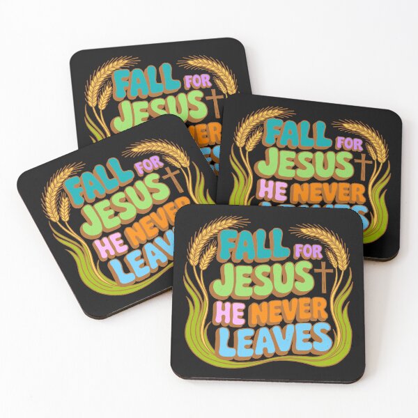 Item preview, Fall for Jesus He Never Leaves designed and sold by IHateDumplings.