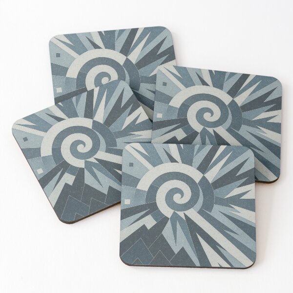 Item preview, Geometric Solar Burst over Mountains designed and sold by Zenvo.