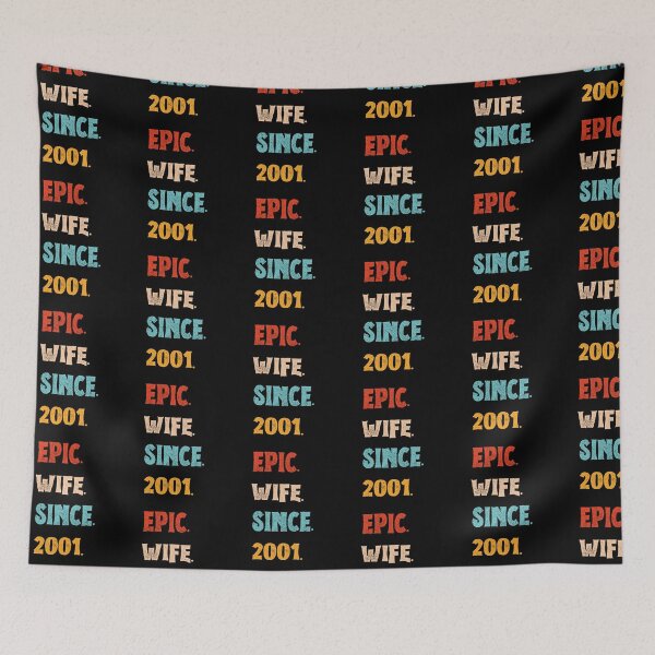 Item preview, Epic Wife Since 2001 - 24th Wedding Anniversary For Her, Women, Wife designed and sold by Mozaic Clothes.