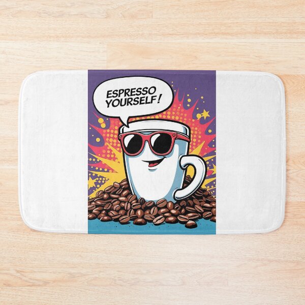 Item preview, Espresso Yourself! – Funny Coffee Pop-Art Design designed and sold by RAKO13.