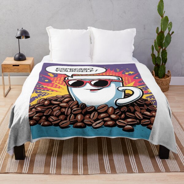 Item preview, Espresso Yourself! – Funny Coffee Pop-Art Design designed and sold by RAKO13.