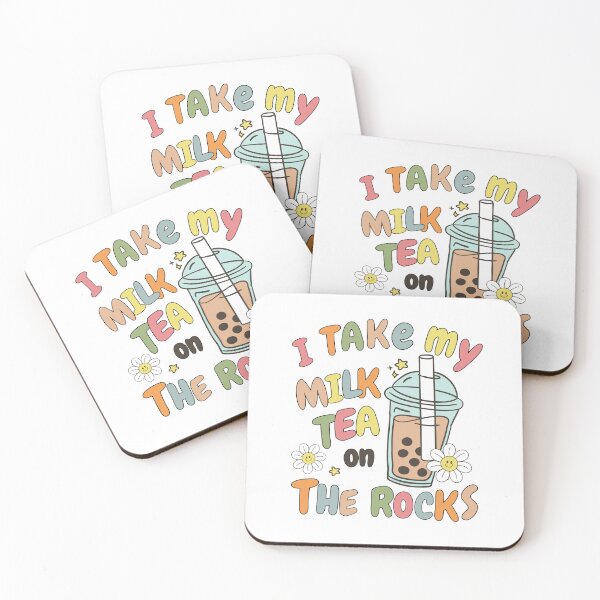 Item preview, I Take My Milk Tea on The Rocks designed and sold by Printsy PH.