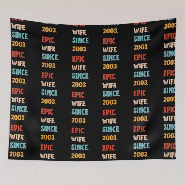 Item preview, Epic Wife Since 2003 - 22nd Wedding Anniversary For Her, Women, Wife designed and sold by Mozaic Clothes.