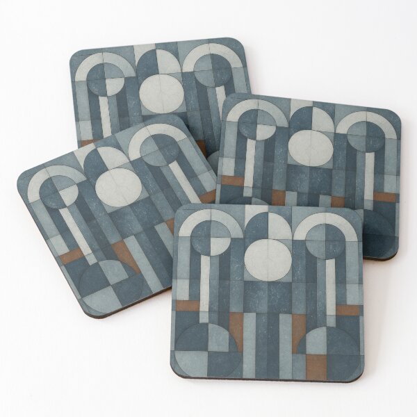 Item preview, Symphony in Blue Geometry designed and sold by Zenvo.