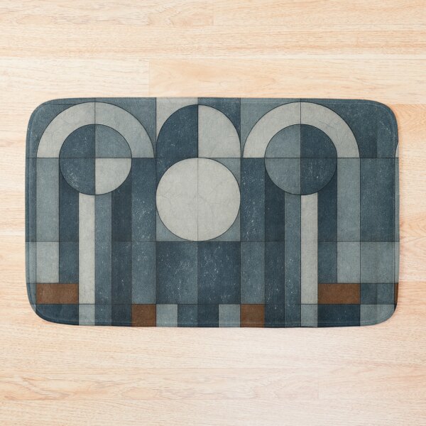 Item preview, Symphony in Blue Geometry designed and sold by Zenvo.