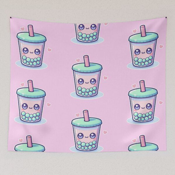 Item preview, Kawaii Bubble Tea – Cute Anime Manga Boba Drink Aesthetic designed and sold by Sugar Wisdom .