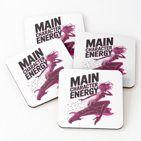 Item preview, Main Character Energy Aesthetic Anime Girl designed and sold by MonkiFlipp.