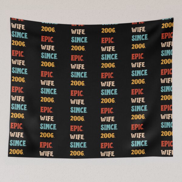 Item preview, Epic Wife Since 2006 - 19th Wedding Anniversary For Her, Women, Wife designed and sold by Mozaic Clothes.
