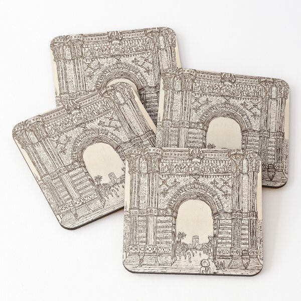 Item preview, Arc de Triomf, Barcelona designed and sold by Sabre Sketches.