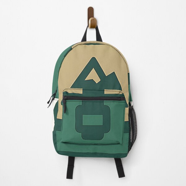 Artikelvorschau, Minimalistischer Wanderrucksack-Aufkleber – Outdoor-Abenteuerkunst entworfen und verkauft von MonStock.