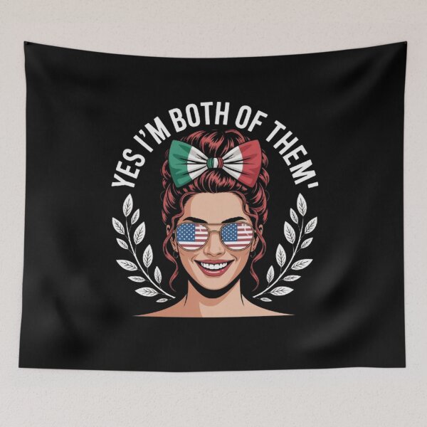 Item preview, Yes I'm Both of Them Mexican And American designed and sold by BHMARTS.