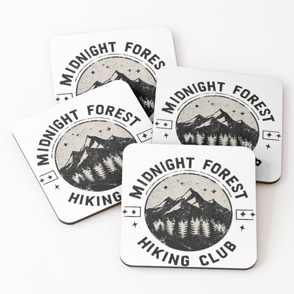 Item preview, Midnight Forest Hiking Club, Vintage Travel Patch designed and sold by VectiveLab.
