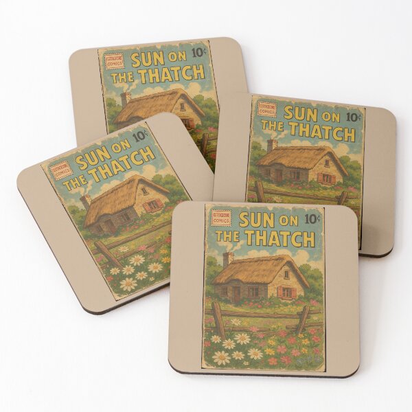 Item preview, Bucolic Cottagecore: Sun on the Thatch designed and sold by bapupa.