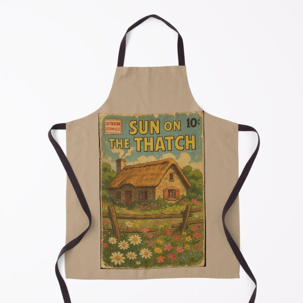 Item preview, Bucolic Cottagecore: Sun on the Thatch designed and sold by bapupa.