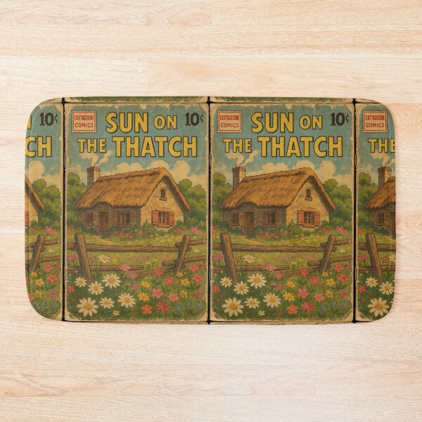 Item preview, Bucolic Cottagecore: Sun on the Thatch designed and sold by bapupa.
