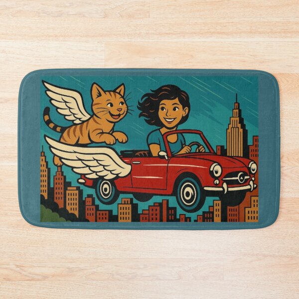 Item preview, City Joyride with Kitty designed and sold by SammyMorry.