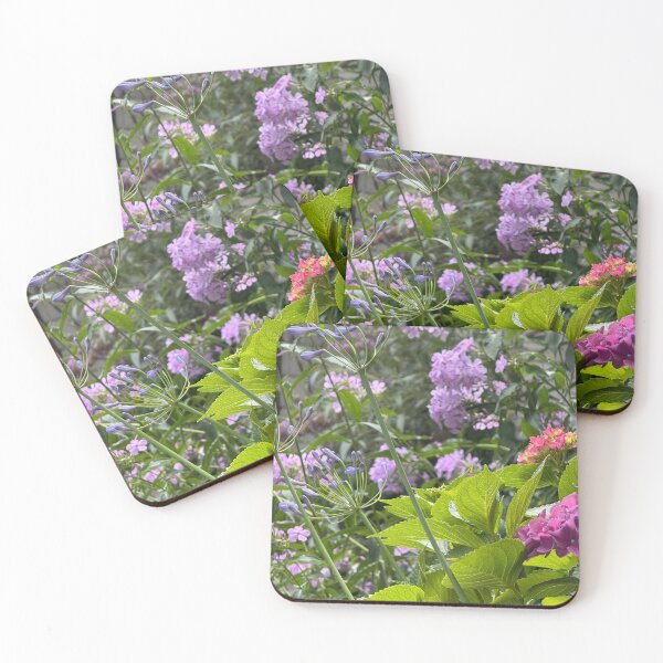 Item preview, Variety of colorful summer flowers in pink  designed and sold by Photopat.
