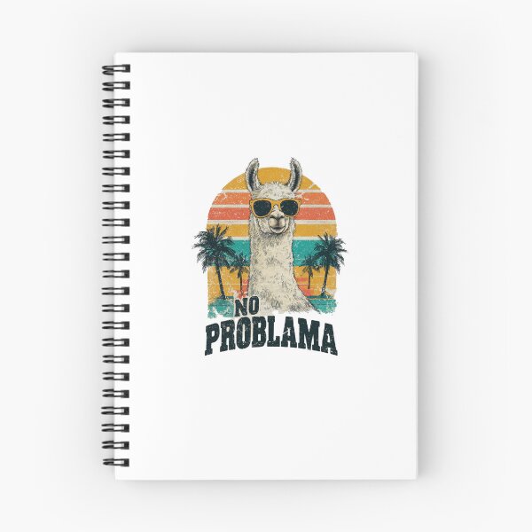 Item preview, No Prob-Llama Retro Llama designed and sold by Blurbean.