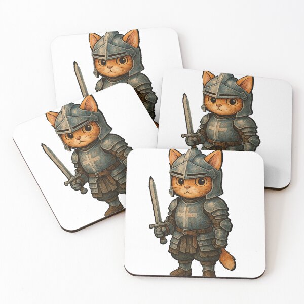 Item preview, Knight Cat – Guardian of the Realm designed and sold by Qopta.