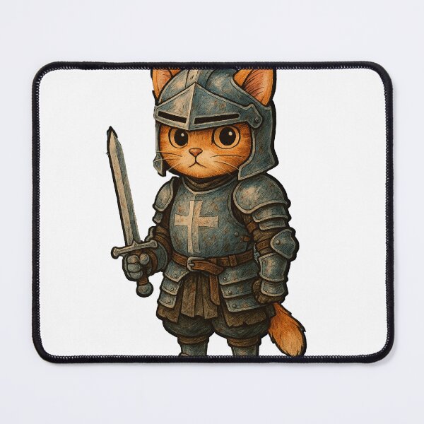 Item preview, Knight Cat – Guardian of the Realm designed and sold by Qopta.