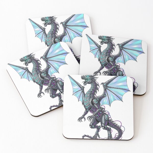 Item preview, Mechanical cyberpunk dragon designed and sold by misbahsiro.