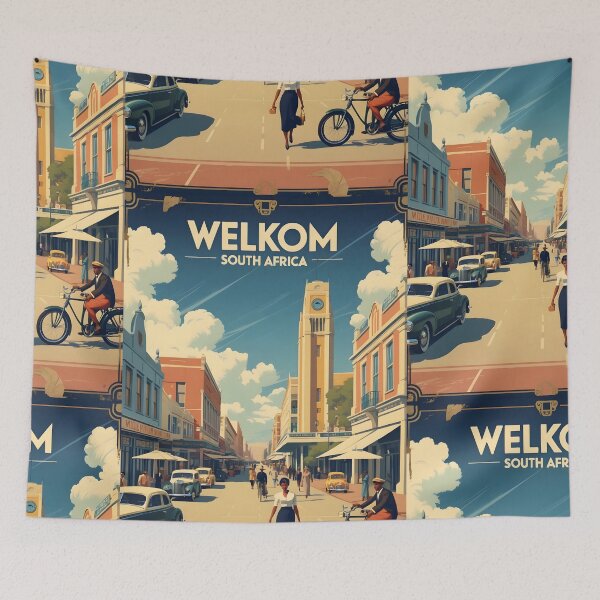Item preview, Welkom South Africa Vintage Travel Tourism designed and sold by TravelersGems.