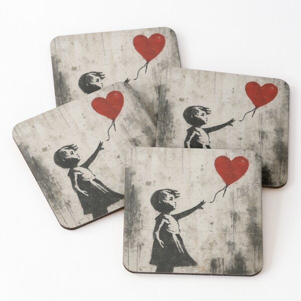 Item preview, Girl with Balloon designed and sold by Zenvo.