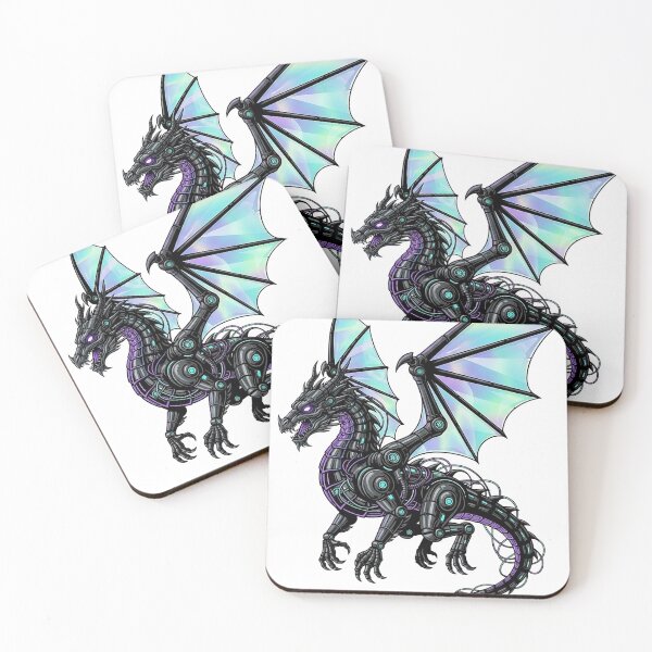 Item preview, Mechanical cyberpunk dragon designed and sold by misbahsiro.