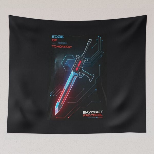 Item preview, Futuristic Bayonet T-Shirt | Cyberpunk Sci-Fi Blade Design designed and sold by Uglyandcute.