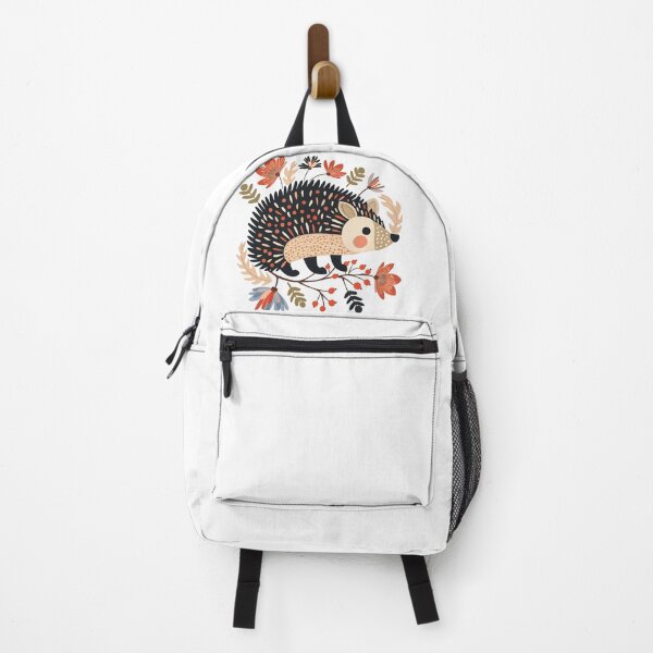Item preview, Scandinavian Folk Art, Floral Hedgehog  designed and sold by xiao xuans.