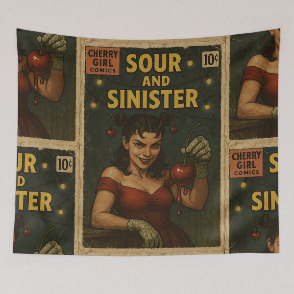 Item preview, Crazy Cherry Girl: Sour and Sinister designed and sold by bapupa.