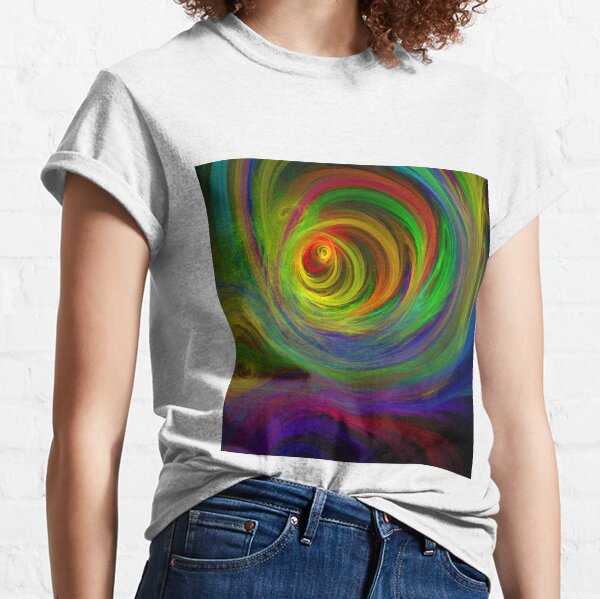 Madman's Sunrise - Apophysis Fractal Flame Classic T-Shirt