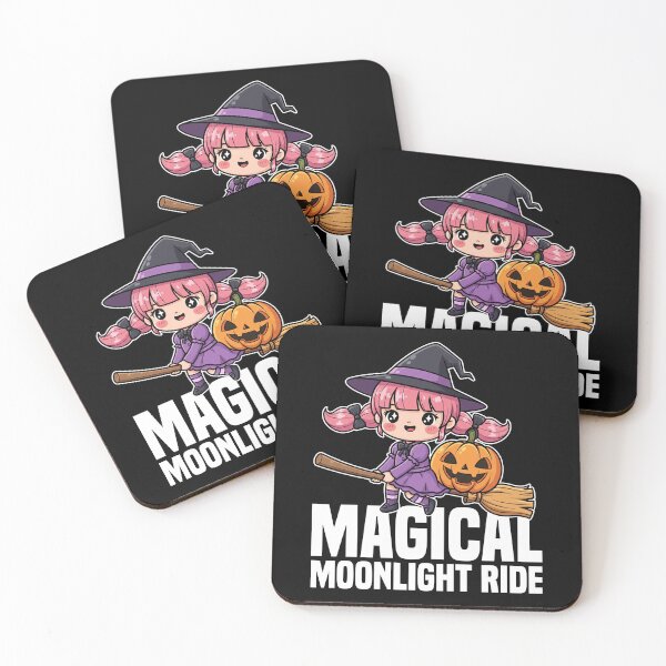 Item preview, MAGICAL MOONLIGHT RIDE - WITCH HALLOWEEN designed and sold by KEF Custom.