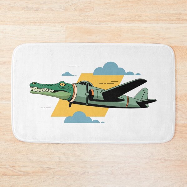 Item preview, Bombardiro Crocodilo Meme Illustration designed and sold by Silly Shapes Co..
