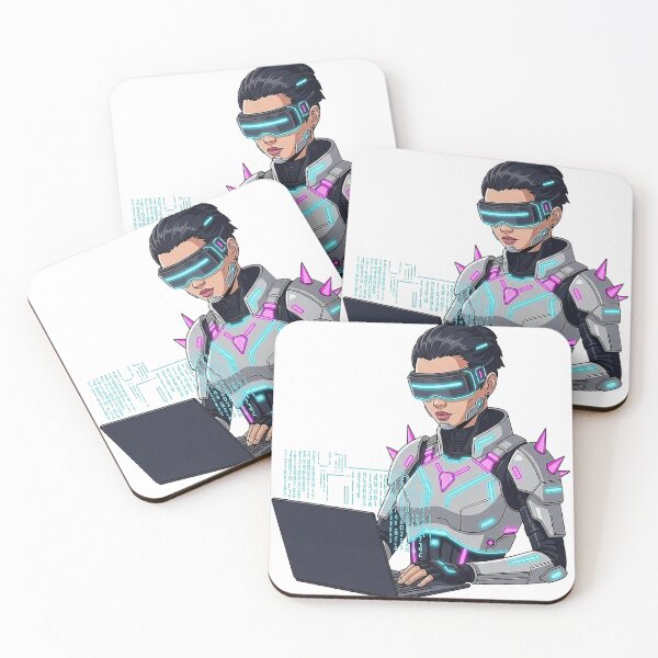 Item preview, Cyberpunk female hacker designed and sold by misbahsiro.