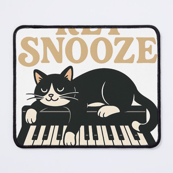 Item preview, Key Snooze: Cute Cat Piano Music designed and sold by Vortex shop.