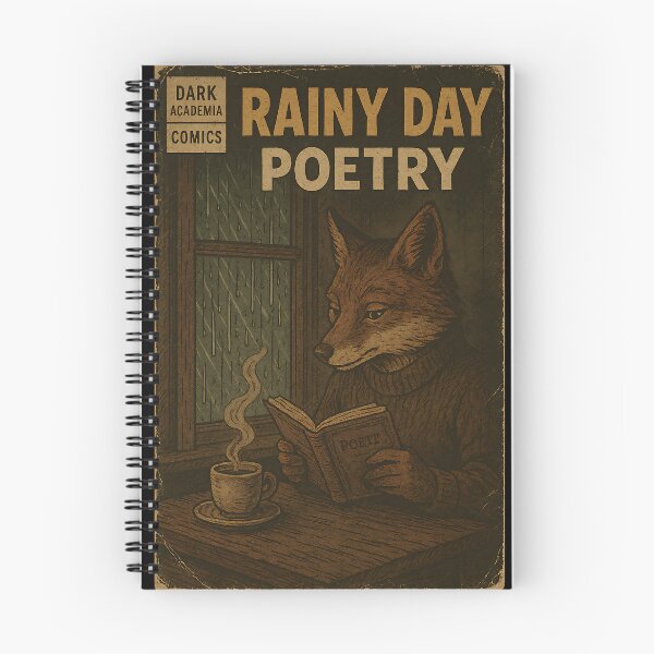 Item preview, Dark Academia Aesthetic: Rainy Day Poetry designed and sold by bapupa.