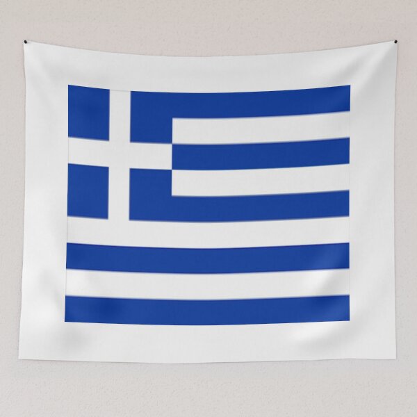 Item preview,  Greek Flag Design designed and sold by Midnight Veil Designs.