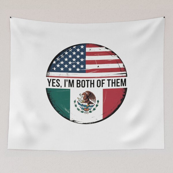 Item preview, Yes I'm Both of Them Mexican And American designed and sold by BHMARTS.